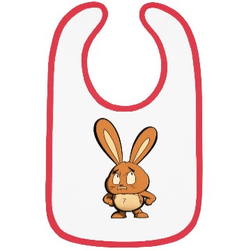 Discover angry bunny Bibs