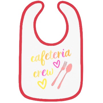 Discover Cafeteria Crew Lunch Lady Retro Vintage School Bibs