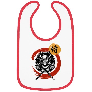 Discover Samurai Warrior with Swords Bibs