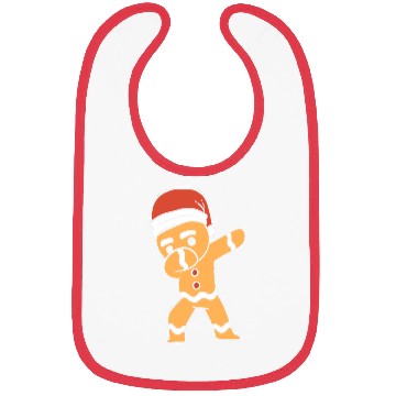 Discover Dabbing Gingerbread Performer Gift Bibs