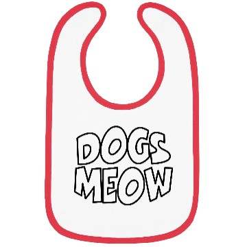 Discover Dogs Meow Bibs