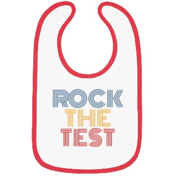 Discover Rock The Test Student Teacher Classroom School Bibs