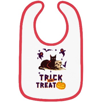 Discover Trick or Treat Cats and Pumpkins Bibs