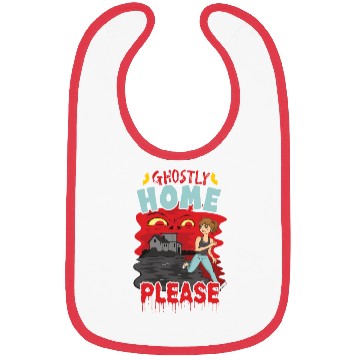 Discover Horror Paranormal Haunted House Spooky Halloween Bibs