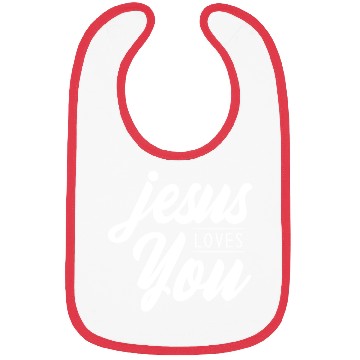 Discover Jesus Loves You Christian Christmas Bibs