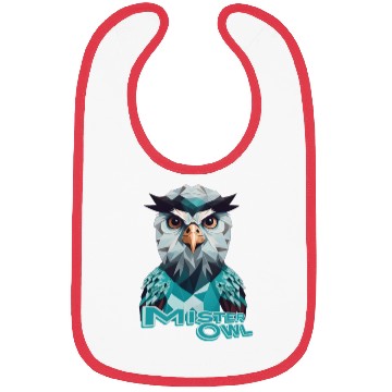 Discover Mister owl origami Bibs