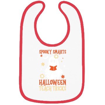 Discover Spooky Smarts: Halloween Teach Tricks Teacher Bibs