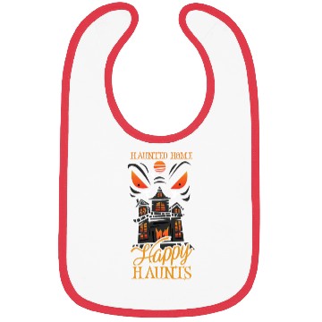 Discover Horror Paranormal Haunted House Spooky Halloween Bibs