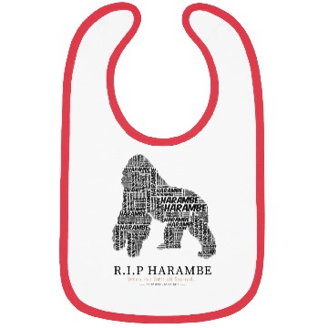 Discover R.I.P Harambe Bibs