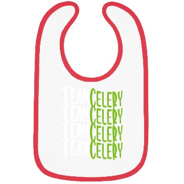 Discover Team Celery Motivational Typography Design Bibs