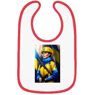 Discover ukraine soldier art Bibs