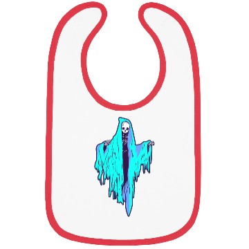 Discover Horror Ghost Skeleton design Bibs