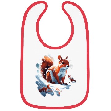 Discover Winter squirrel Bibs