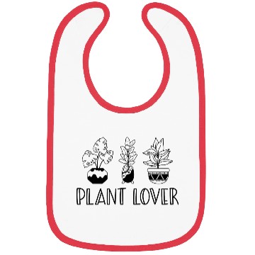 Discover Plant Lover Potted Plants Bibs