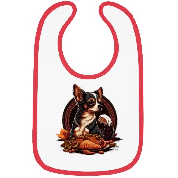 Discover Chihuahua | Thanksgiving Day Farmer Food Autumn Bibs