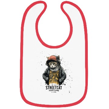 Discover Street Cat Vintage Bibs