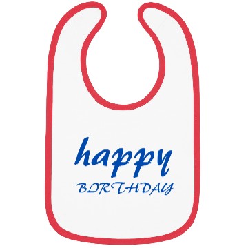 Discover اHappy birthday design gift Bibs
