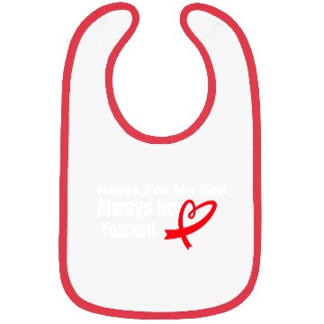 Discover Notes for my son Always be yourself Bibs