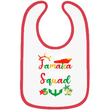 Discover Jamaica Cruise Ship Friends Vacation Bibs