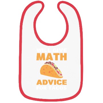 Discover Will Give Math Advice For Tacos Statistician Bibs