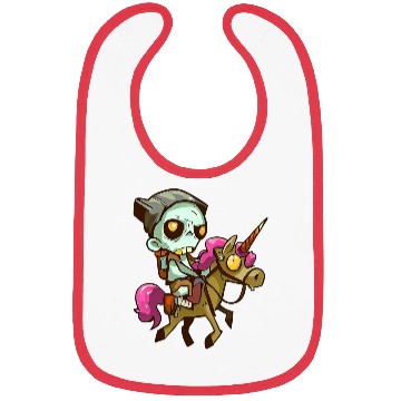 Discover Zombie on unicorn Bibs