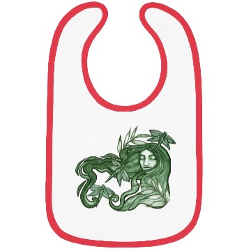 Discover Dragonfly Goddess In Green Bibs