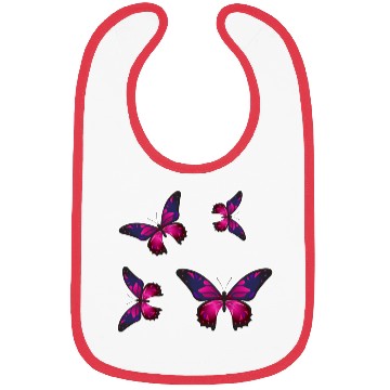Discover Colorful Butterfly Cute Light Butterflies Gift Bibs