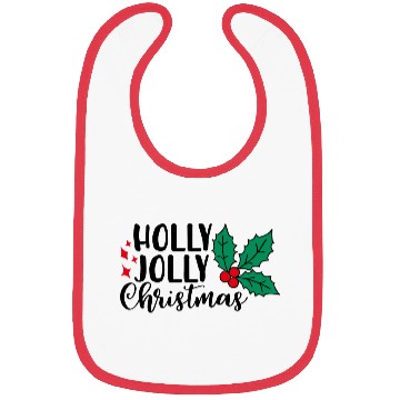 Discover Holly Jolly Christmas Bibs