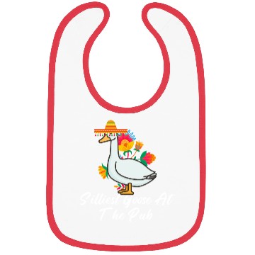 Discover Silliest Goose at the pub cinco de mayo Bibs