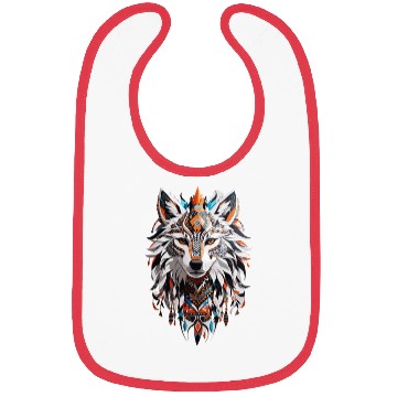 Discover Tribal Wolf Bibs