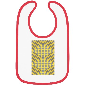 Discover 3D Chess Optical Illusion Bibs