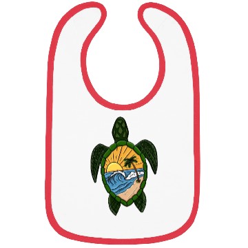 Discover Hawaii Turtle Bibs