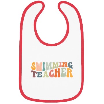 Discover Groovy Swimming Teacher Swimmer Swim Coach Bibs