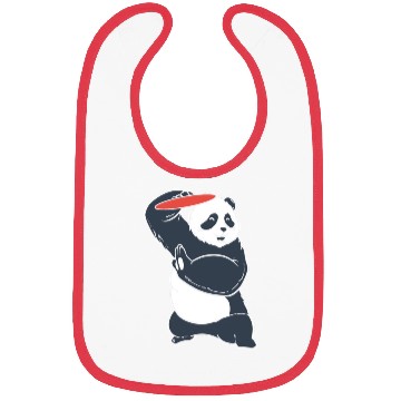 Discover Panda Frisbee Nature Person Gift Bibs