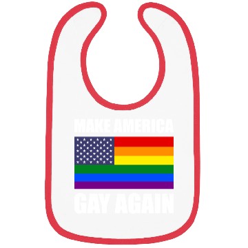Discover Rainbow LGBTQ American Pride Diversity Flag Bibs