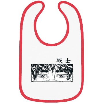 Discover Warrior Manga Panel Bibs
