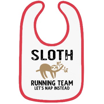 Discover Sloth Running Team Let s Nap Instead Bibs