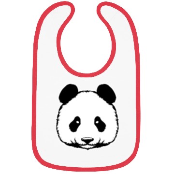Discover Panda Logo Emblem Panda Bear Friend Giant Panda Bibs