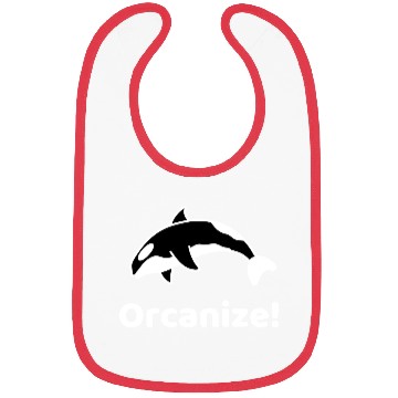 Discover Orcanize Funny Team Orca Killer Whale Lover Gift Bibs