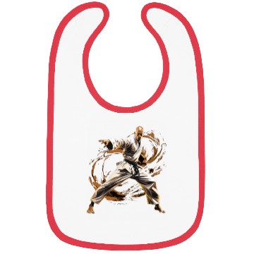 Discover Karate Taekwondo Fighter Martial Arts Bibs