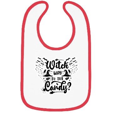 Discover Witch Candy Bibs