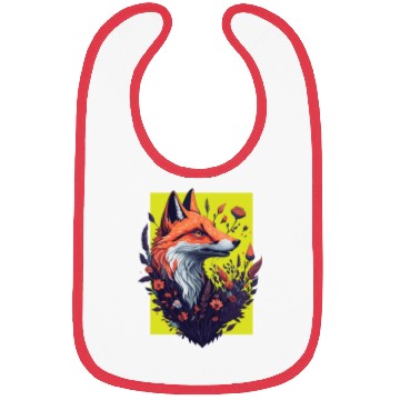 Discover FLOWER FOX YELLOW Bibs