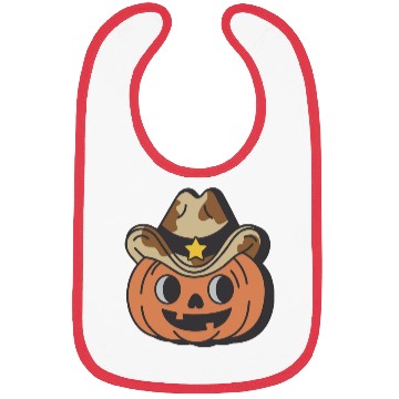 Discover Cowboy Pumpkin Bibs