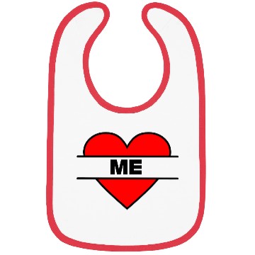 Discover Heart I love me Bibs