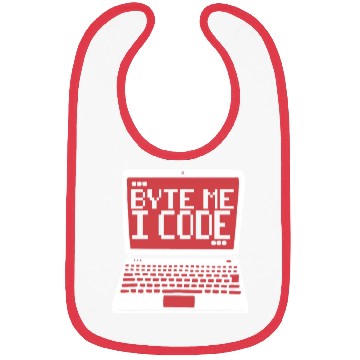 Discover Byte Me I Code Coder Engineer Full Stack Software Bibs
