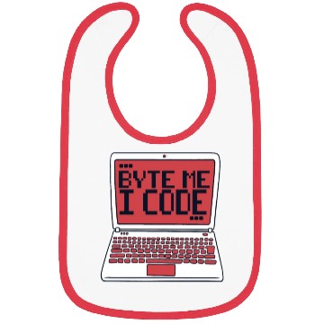 Discover Byte Me I Code Coder Engineer Full Stack Software Bibs