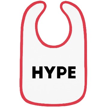 Discover Hype Black Typography Bibs