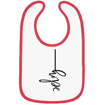 Discover Hope Black Typography Bibs