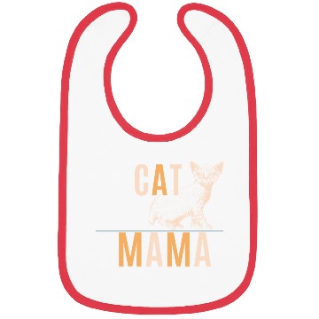 Discover Cat Mom Cute Love Bibs