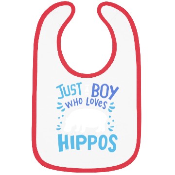 Discover Kids Hippo Hippopotamus Just A Boy Who Loves Hippo Bibs